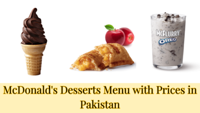 McDonald's Desserts Menu with Prices in Pakistan