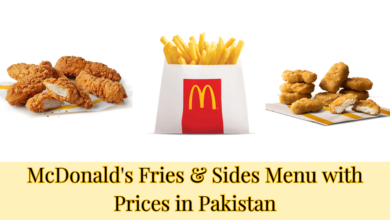 McDonald's Fries & Sides Menu